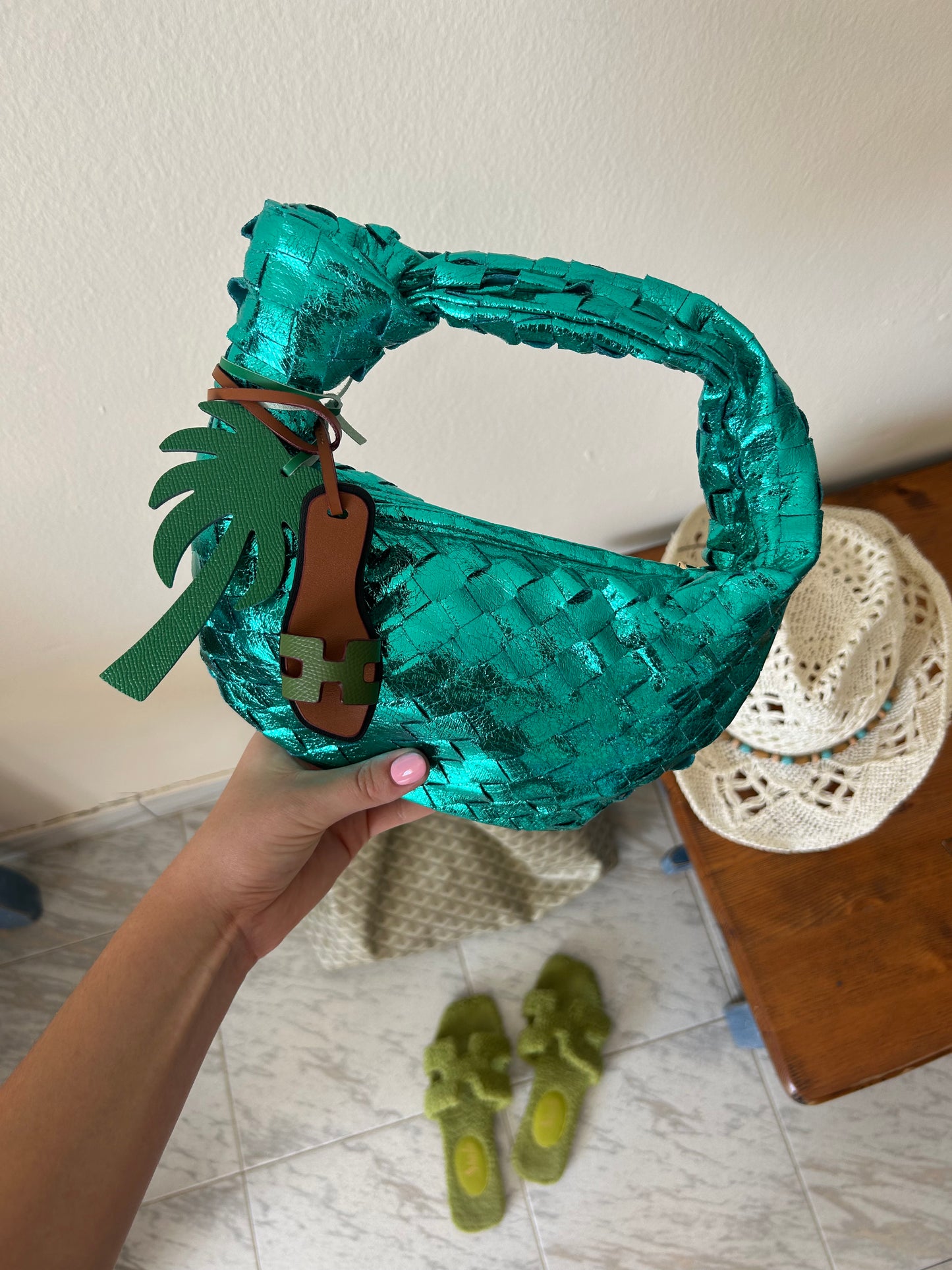 Emerald Knot Bag