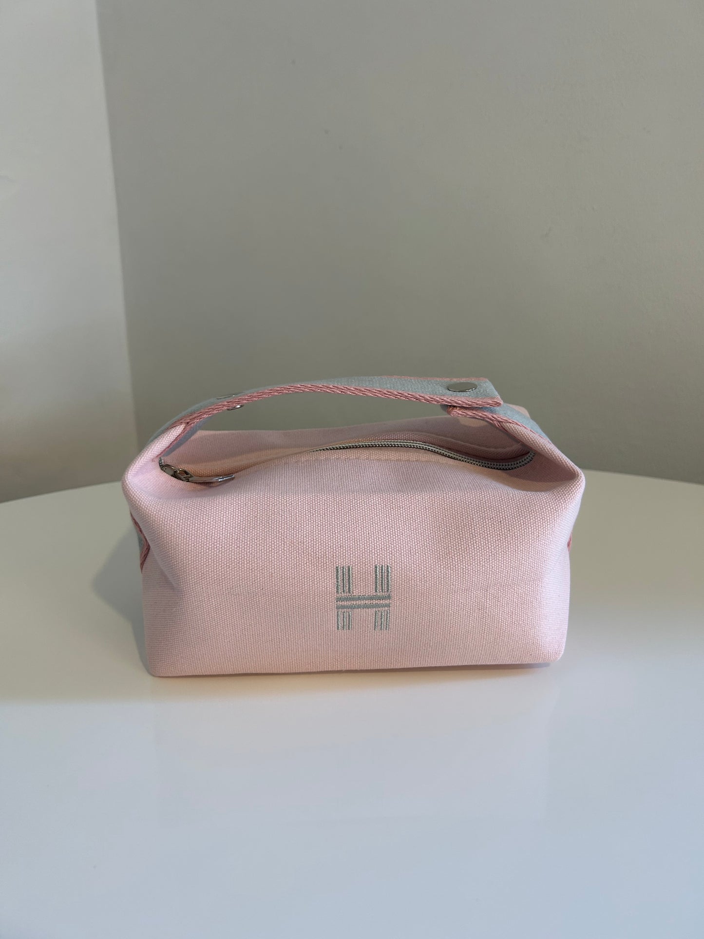 Baby pink H bag